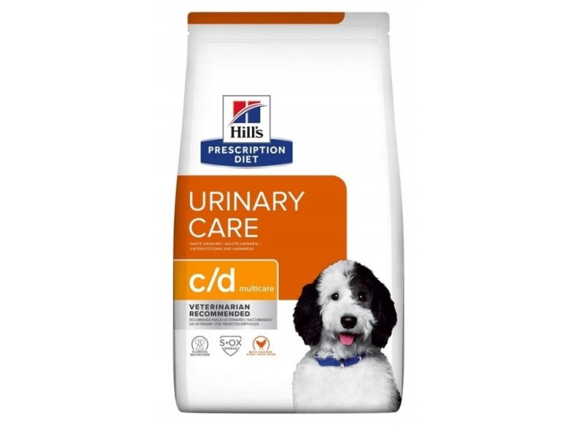 HILLS PRESCRIPTION DIET Urinary Care Canine c/d Multicare Dry dog food Chicken 4 kg DLZHLSKSP0086 – Hills Храна за кучета
