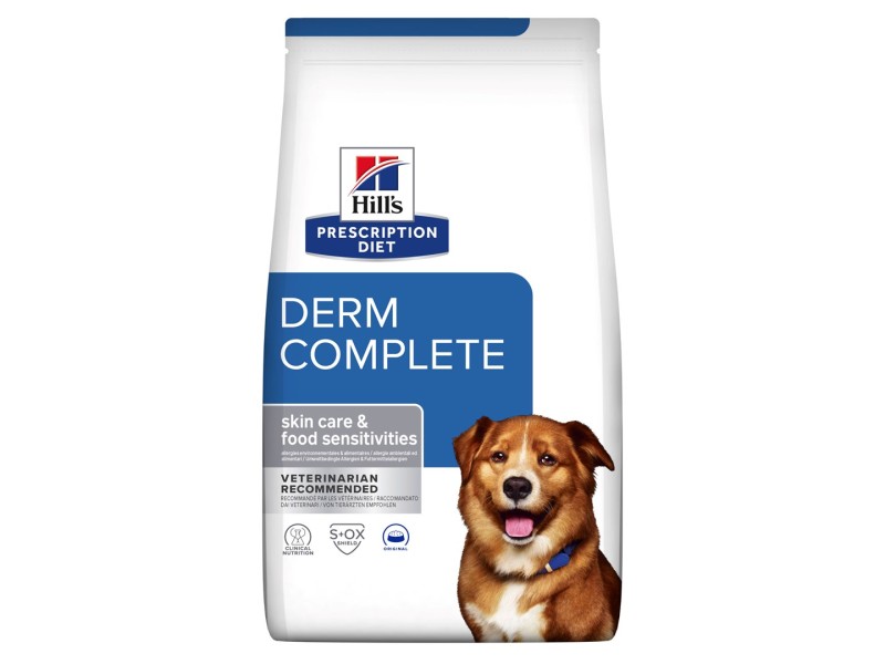 HILLS Prescription Diet Derm Complete Canine - dry dog food - 12 kg DLZHLSKSP0060 – Hills Храна за кучета