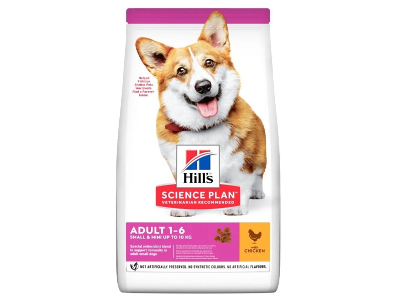 HILLS Science Plan Adult small&mini Chicken - dry dog food - 1,5kg DLPHLSKAS0052 – Hills Храна за кучета