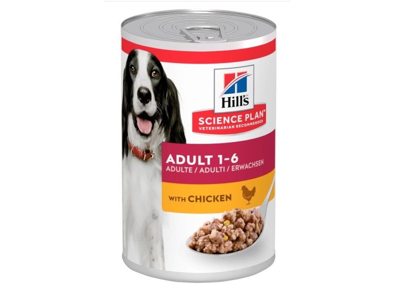 HILLS Science Plan Canine Adult Chicken - Wet dog food - 370 g DLPHLSKAS0008 – Hills Храна за кучета