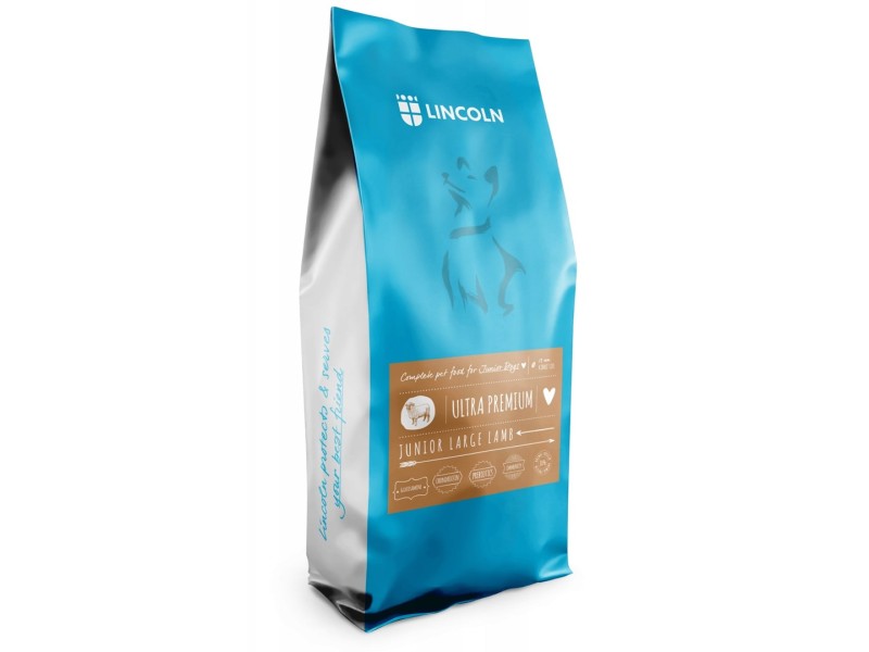 LINCOLN Ultra premium Junior Large Lamb - dry dog food - 12kg DLPLNLKAS0005 –  Храна за кучета