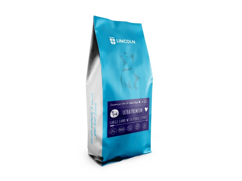 LINCOLN Ultra premium Large Lamb with pork - dry dog food - 12kg LINCOLN Ultra premium Large Lamb with pork - dry dog food - 12kg DLPLNLKAS0003 – Храна за кучета