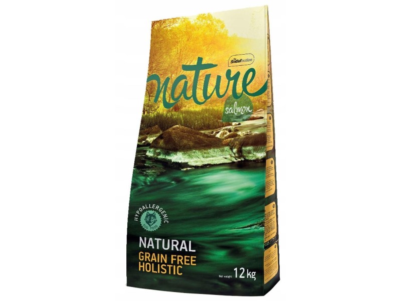 NATURE Grain Free Holistic Salmon - dry dog food - 12 kg DLPNTEKAS0004 –  Храна за кучета