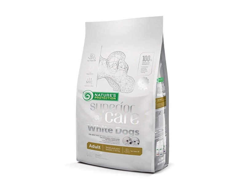 NATURES PROTECTION Superior Care White Dogs Grain Free Adult Small Lamb - dry dog ​​food - 4 kg DLPNPOKAS0012 –  Храна за кучета