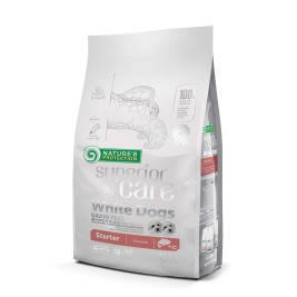 NATURE'S PROTECTION Superior Care White Dogs Grain Free Starter Salmon - dry food for white-coated puppies - 1.5 kg