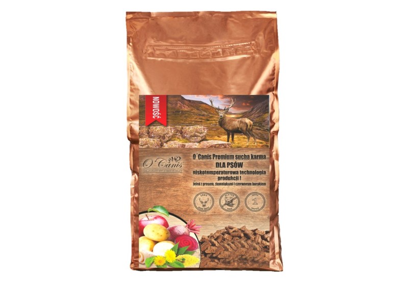 OCANIS Deer with millet, potatoes, and red beet - dry dog food - 1,5kg DLPOCAKAS0001 – OCanis Храна за кучета