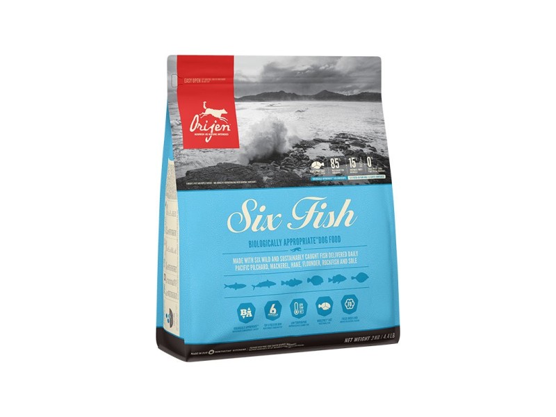Orijen Six Fish Adult 2 kg DLZORJKSP0004 – Orijen Храна за кучета