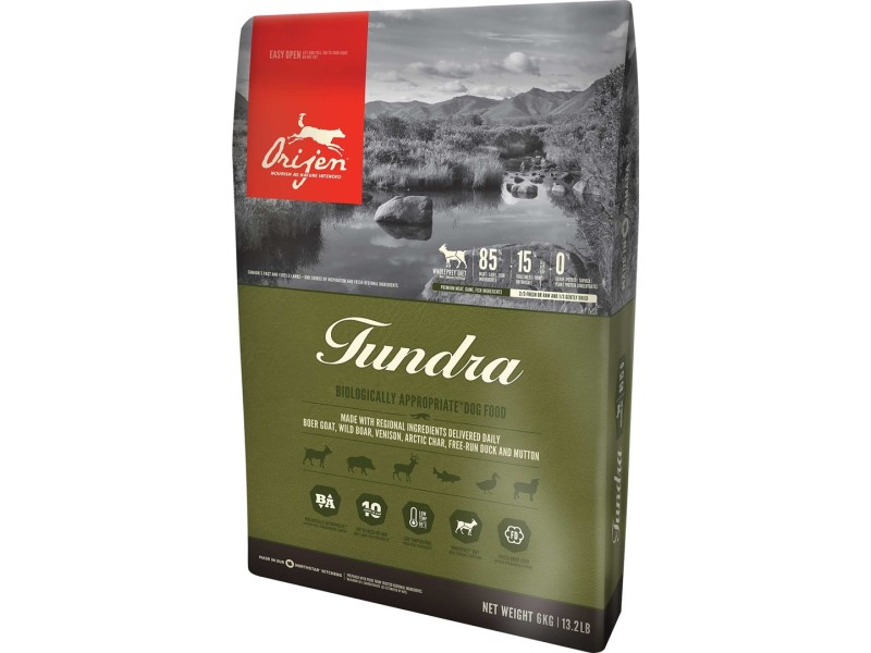 Orijen Tundra 6 kg Adult Goat, Boar, Duck DLZORJKSP0019 – Orijen Храна за кучета