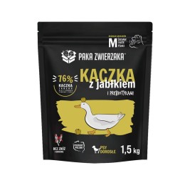 PAKA ZWIERZAKA Duck with apple M - dry dog food - 1,5kg