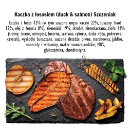 PAKA ZWIERZAKA Puppy Duck with salmon S - dry dog food - 3kg