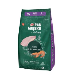 PAN MIĘSKO with herbs Turkey with shrimps - dry dog food - 9kg