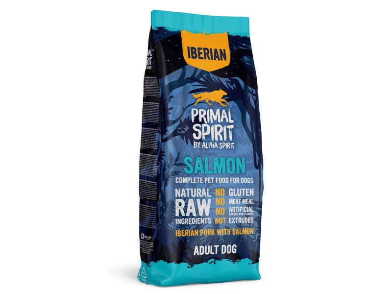 PRIMAL SPIRIT Iberian 70% Salmon – semi-moist dog food – 12 kg DLPPR2KAS0005 –  Храна за кучета