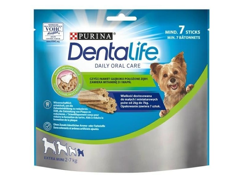 PURINA Dentalife Extra Mini - Dental snack for dogs - 69 g DLZPUIKSP0092 – PURINA NESTLE Храна за кучета