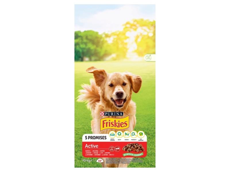 PURINA Friskies Active - dry dog food - 10 kg DLZPUIKSP0076 – PURINA NESTLE Храна за кучета