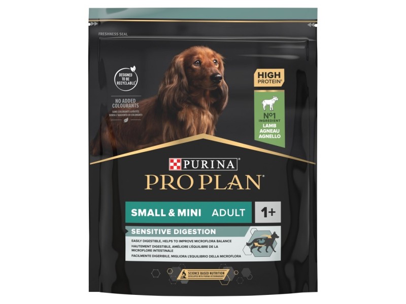 PURINA Pro Plan Sensitive Digestion Small & Mini Adult Lamb - dry dog food - 700g DLSPUIZWI0084 – PURINA NESTLE Храна за кучета