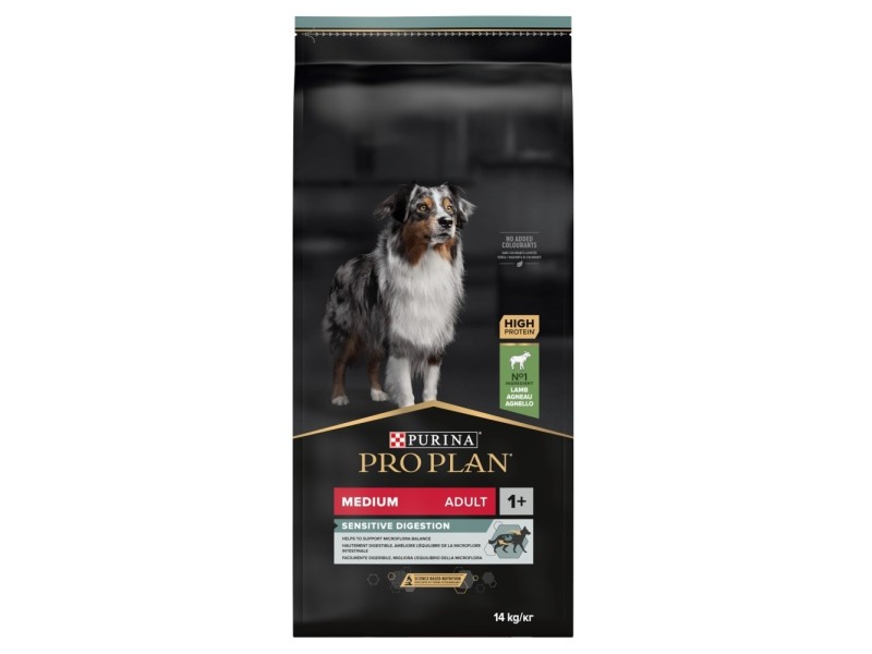Purina Medium Adult Sensitive Digestion with OPTIDIGEST 14 kg Lamb DLZPUIKSP0055 – PURINA NESTLE Храна за кучета