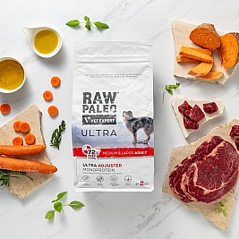 RAW PALEO Ultra Medium&Large Adult Beef - dry dog ​​food - 2 kg