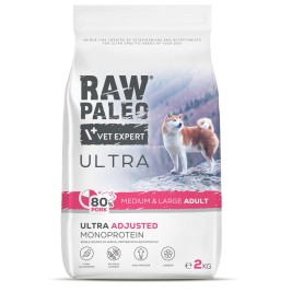 RAW PALEO Ultra Pork Medium & Large Adult - dry dog food - 2kg