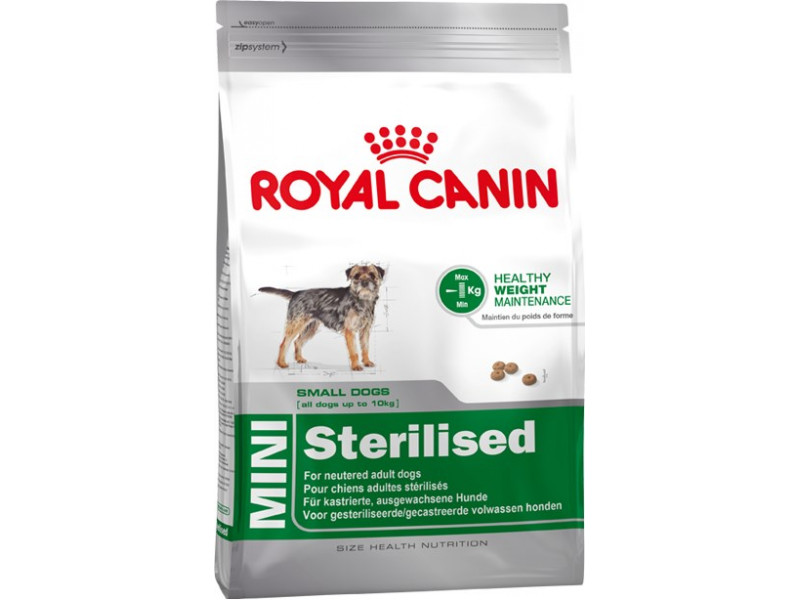 Royal Canin CCN MINI STERILISED - dry food for adult dogs - 8kg Royal Canin CCN MINI STERILISED - dry food for adult dogs - 8kg