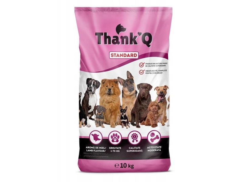 THANKQ Standard Lamb - dry dog food - 10kg THANKQ Standard Lamb - dry dog food - 10kg DLPHRKKAS0008 – HURTOWNIA KARM Храна за кучета