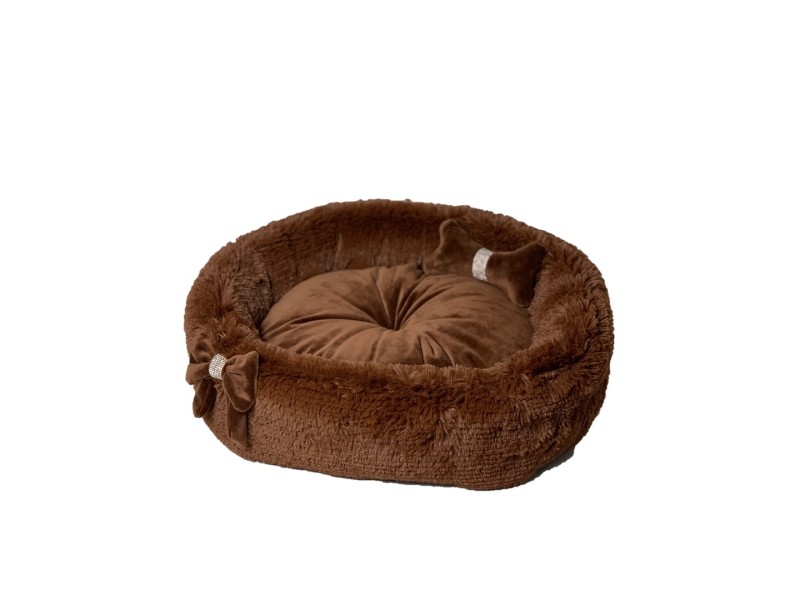 GO GIFT Cocard chocolate L - pet bed - 55 x 52 x 18 cm DLZGGFDSU0083 – Go Gift Легла, постелки и къщички