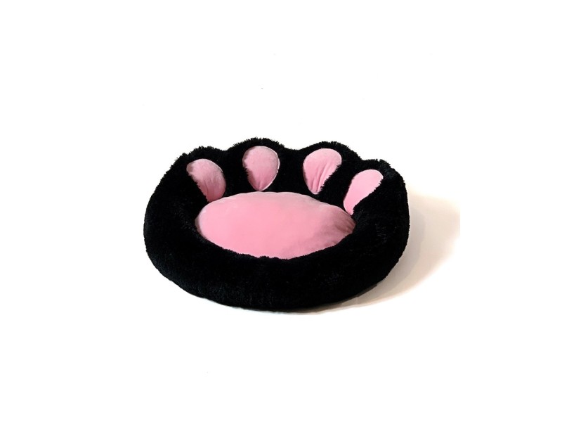 GO GIFT Dog and cat bed L - black-pink - 55x55 cm DLZGGFDSU0026 – Go Gift Легла, постелки и къщички