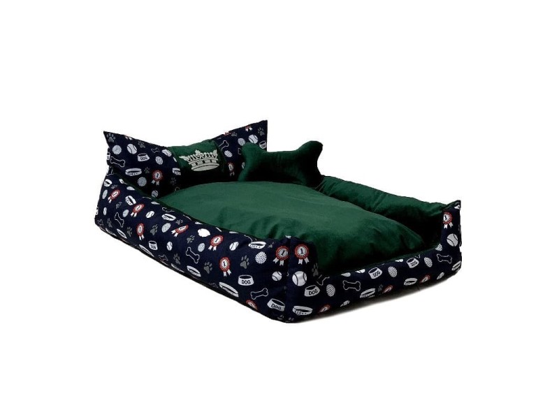 GO GIFT Dog and cat bed L - green  - 90x75x16 cm DLZGGFDSU0011 – Go Gift Легла, постелки и къщички