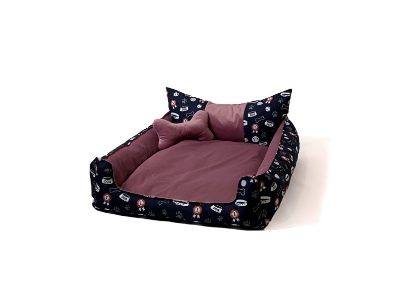 GO GIFT Dog and cat bed L - pink - 90x75x16 cm DLZGGFDSU0017 – Go Gift Легла, постелки и къщички