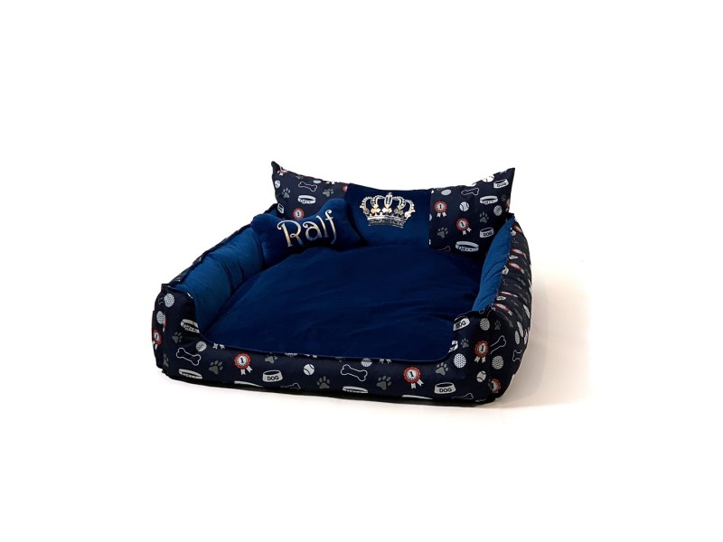 GO GIFT Dog and cat bed XL - navy blue - 100x80x18 cm DLZGGFDSU0015 – Go Gift Легла, постелки и къщички