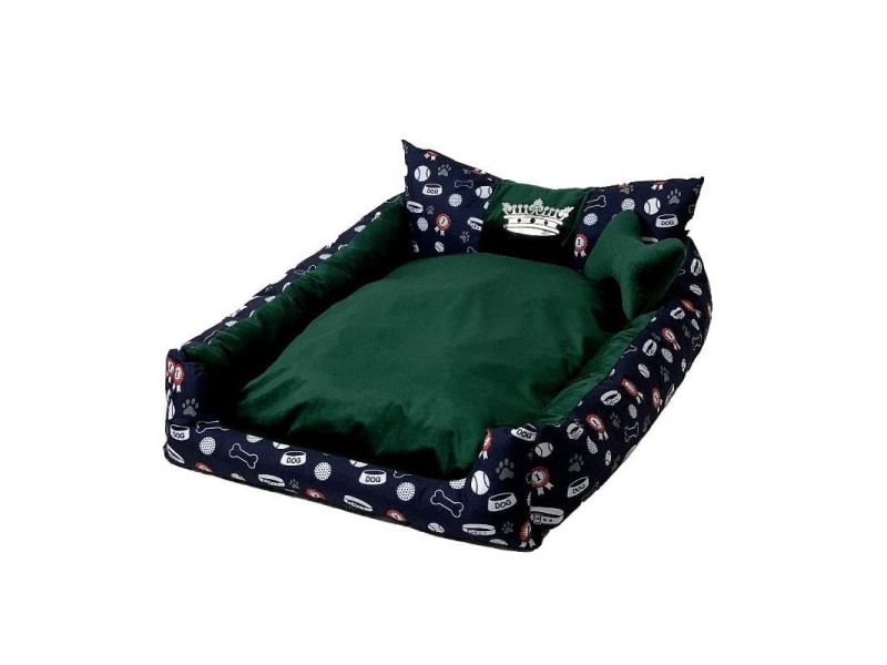 GO GIFT Dog and cat bed XXL - green - 110x90x18 cm DLZGGFDSU0013 – Go Gift Легла, постелки и къщички