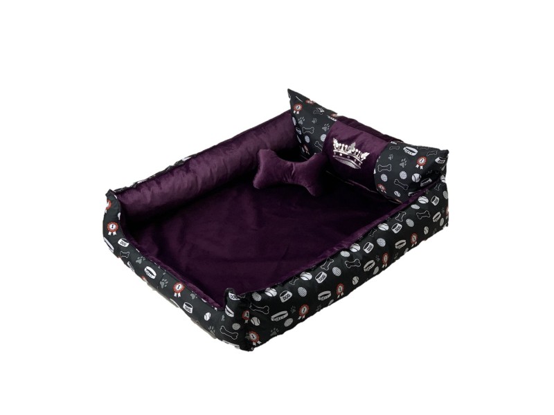 GO GIFT Dog and cat bed XXL - purple - 110x90x18 cm GO GIFT Dog and cat bed XXL - purple - 110x90x18 cm DLZGGFDSU0025 – Go Gift Легла, постелки и къщички
