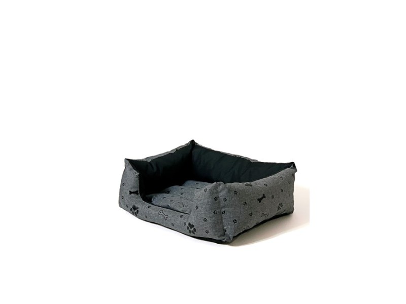 GO GIFT Dog bed L - graphite - 65x45x15 cm DLZGGFDSU0001 – Go Gift Легла, постелки и къщички