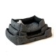 GO GIFT Dog bed L - graphite - 65x45x15 cm DLZGGFDSU0001 – Go Gift Легла, постелки и къщички