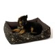 GO GIFT Dog bed XXL - brown - 90x63x16 cm DLZGGFDSU0006 – Go Gift Легла, постелки и къщички