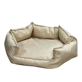 GO GIFT Hexagon beige XL - pet bed - 75 x 55 x 15 cm