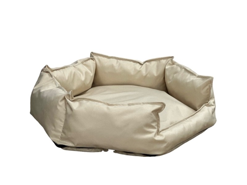 GO GIFT Hexagon beige XXL - pet bed - 90 x 63 x 16 cm 6 BE XL – Go Gift Легла, постелки и къщички