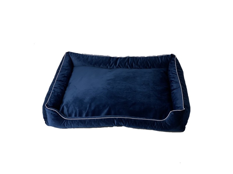 GO GIFT Lux navy blue - pet bed - 95 x 70 x 9 cm DLZGGFDSU0073 – Go Gift Легла, постелки и къщички