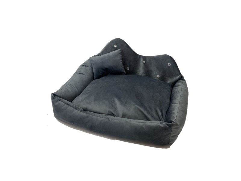 GO GIFT Prince grey XL - pet bed - 60 x 45 x 10 cm DLZGGFDSU0045 – Go Gift Легла, постелки и къщички