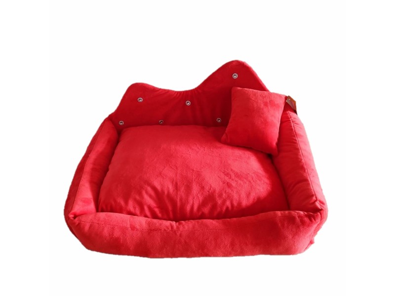 GO GIFT Prince red XXL - pet bed - 70 x 55 x 12 cm DLZGGFDSU0043 – Go Gift Легла, постелки и къщички