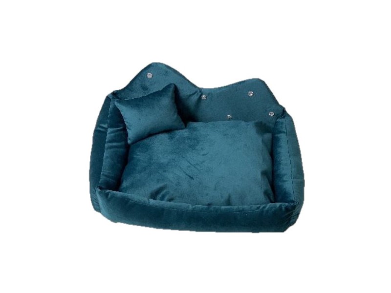 GO GIFT Prince turquoise L - pet bed - 52 x 42 x 10 cm DLZGGFDSU0050 – Go Gift Легла, постелки и къщички