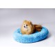 GO GIFT Shaggy blue M - pet bed - 57 x 57 x 10 cm DLZGGFDSU0062 – Go Gift Легла, постелки и къщички