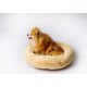 GO GIFT Shaggy cream M - pet bed - 57 x 57 x 10 cm DLZGGFDSU0059 – Go Gift Легла, постелки и къщички
