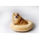 GO GIFT Shaggy cream XL - pet bed - 80 x 83 x 10 cm DLZGGFDSU0061 – Go Gift Легла, постелки и къщички