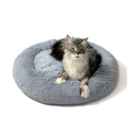 GO GIFT Shaggy grey XL - pet bed - 80 x 83 x 10 cm