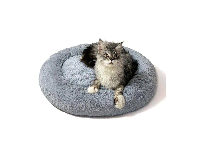 GO GIFT Shaggy grey XL - pet bed - 80 x 83 x 10 cm DLZGGFDSU0058 – Go Gift Легла, постелки и къщички