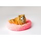 GO GIFT Shaggy pink L - pet bed - 66 x 66 x 10 cm DLZGGFDSU0066 – Go Gift Легла, постелки и къщички