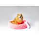GO GIFT Shaggy pink L - pet bed - 66 x 66 x 10 cm DLZGGFDSU0066 – Go Gift Легла, постелки и къщички