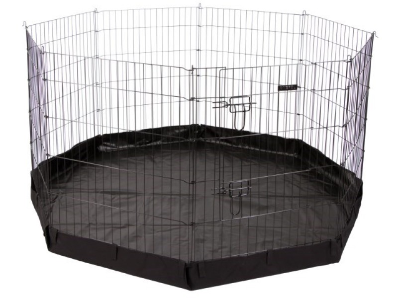 KERBL Run, large 8-piece modular playpen for dogs, cats, rabbits and rodents - 57x78 cm DLZKERDSU0001 – KERBL Легла, постелки и къщички