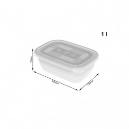 ROTHO Freeze - freezer container - 3x1l