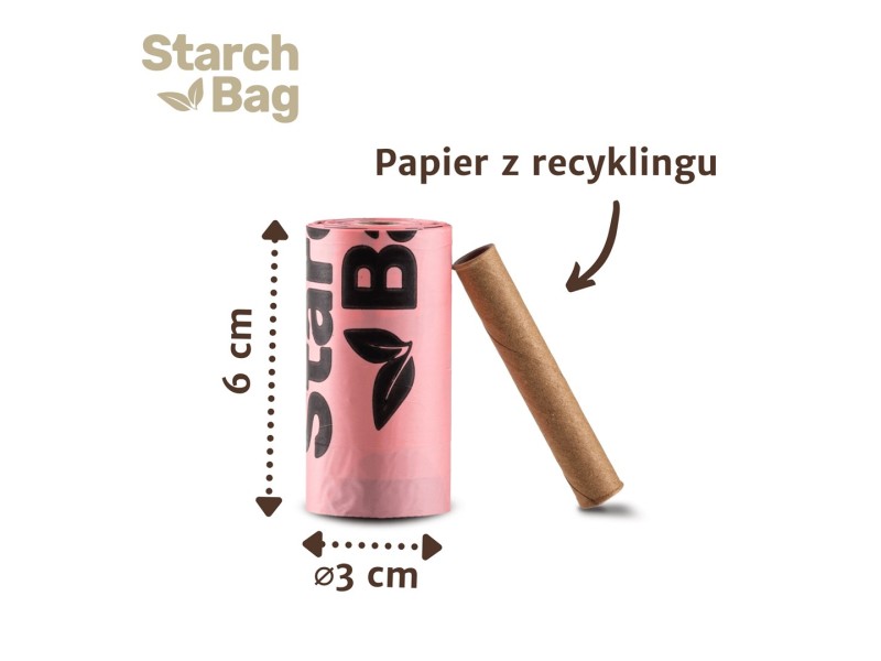 STARCH BAG - Dog poop bags -  1 x 15 pcs 159597 – Starch Bag Каишки